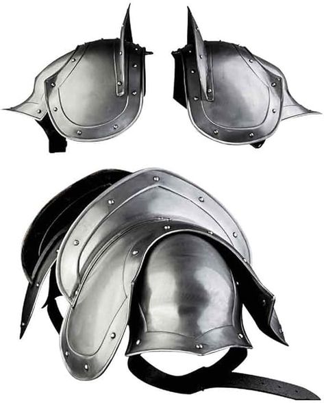 Neck Armor, Steel Armor, Silver Clothing, Armor Cosplay, Bow Drawing, Free Paint, Shoulder Armor, Medieval Armor, Kids Luggage