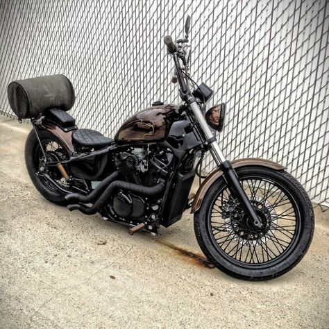 Custom Built Honda Bobber & Chopper Bikes | Old School Motorcycles and Apparel Inspiration | Honda bobber, Shadow bobber, Honda steed Bobber Motorcycle Paint Ideas, Bobber Motorcycle Diy, Honda Shadow Bobber, Choppers Motorcycles, Honda Steed, Shadow Bobber, Honda Shadow 600, Honda Cruiser, Moto Chopper