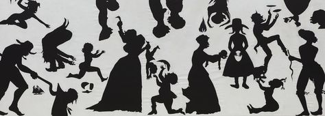 Kara Walker Art, The Innocents, Kara Walker, Silhouette People, Walker Art, High Art, Silhouette Art, Black Artists, Museum Of Fine Arts