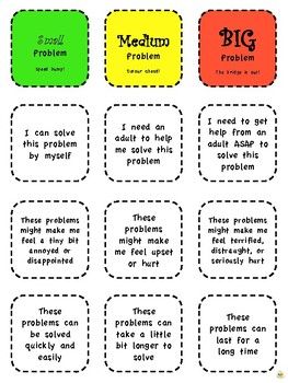 Big Problem Small Problem Activities, How Big Is The Problem Activity, Big Problem Small Problem, How Big Is The Problem, Size Of My Problem, How My Behavior Affects Others, Size Of The Problem Visual, How Big Is Your Problem, How Big Is My Problem Printable Free