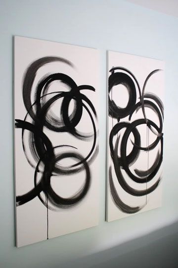 Looking for some DIY modern art ideas to fill your walls? These projects are a dream and super easy to create with some fantastic tutorials! Simple Wall Art, Diy Artwork, Soyut Sanat Tabloları, Diy Art Projects, Easy Diy Art, Modern Diy, Diy Canvas Art, Diy Canvas, Diy Wall Art