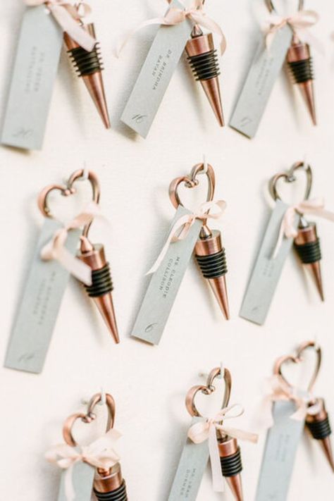 Elegant Wedding Favors – Heart-Shaped Wine Stoppers with Personalized Tags and Ribbons Vineyard Wedding Theme, Wine Stopper Wedding Favors, Destination Wedding Favors, Creative Wedding Favors, Elegant Wedding Favors, Wedding Itinerary, Wedding Planning Services, Wedding Welcome Bags, Guest Gifts