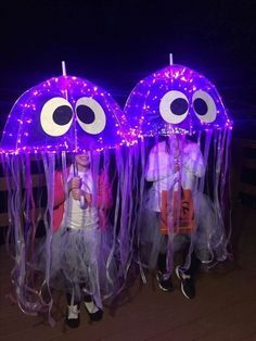 Jellyfish Costume, Dekorasi Halloween, Homemade Halloween Costumes, Easy Halloween Crafts, Homemade Halloween, Halloween Crafts For Kids, Fantasias Halloween, Costume Diy, Halloween 2022