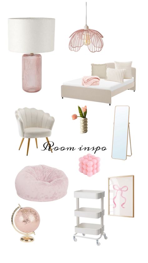 #cute #roominspo #pink #beige #bedroom #beigebedroom Pink Beige Bedroom, Pink And Beige Bedroom, Bedrooms Decorations, Pink Room Ideas, Cute Room Inspo, Dream Bedroom Inspiration, Beige And Pink, Beige Bedroom, House Vibes