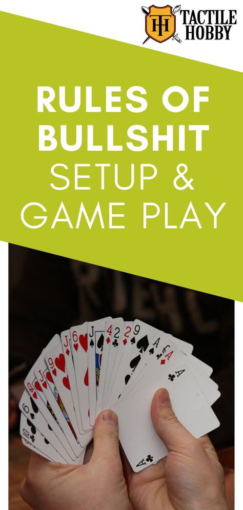 The card game known as Bullshit (aka Cheat, B.S., Bluff) is a card game where players attempt to deceive each other about the cards they have. Here are the rules of play. Solo Card Games, Group Card Games, Bridge Card Game, Canasta Card Game, Adult Card Games, Party Card Games, Family Card Games, Fun Card Games, Card Games For Kids