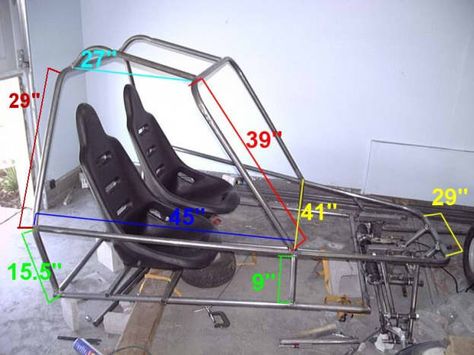 Go Kart Chassis, Go Kart Designs, Go Kart Kits, Go Kart Frame Plans, Build A Go Kart, Diy Welding Projects, Welding Projects Ideas, Go Kart Frame, Homemade Go Kart