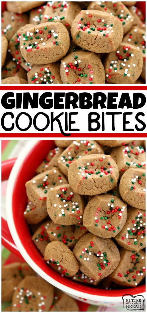 Easy Gingerbread Cookie Recipe, Gingerbread Cookies Christmas, Gingerbread Cookie Recipe, Dessert Halloween, Cookie Bites, Christmas Baking Recipes, Ginger Bread Cookies Recipe, Oreo Dessert, Christmas Food Desserts