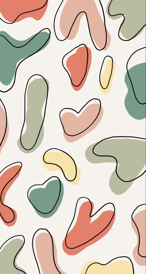 Abstract Colorful Pattern, Pastel Prints Pattern, Cute Art Patterns, Cute Patterned Wallpaper, Cute Painting Backgrounds, Simple Aesthetic Patterns, Geometric Boho Pattern, Cute Painting Patterns, Background Ideas For Drawings Patterns