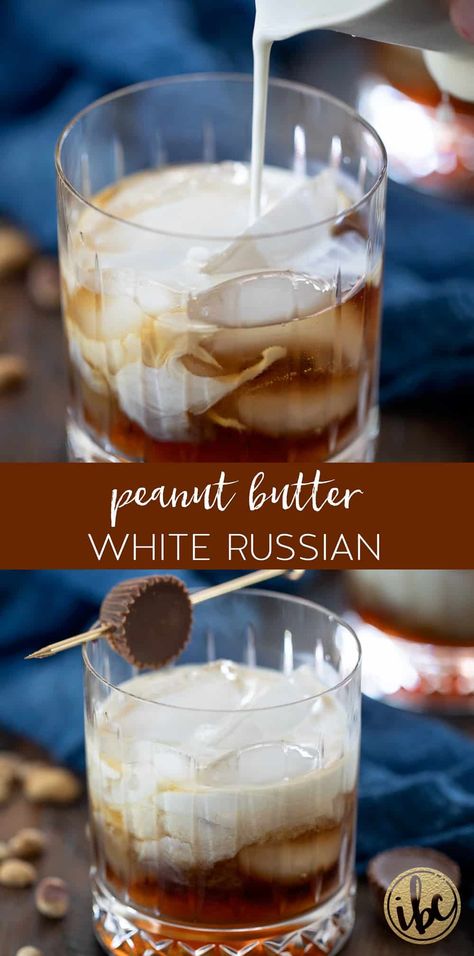 Seeking a fresh spin on traditional cocktails? Our Peanut Butter White Russian blends the familiar flavors of vodka and Kahlúa with the surprising addition of peanut butter whiskey. It's a must-try cocktail recipe! #peanutbutter #whiterussian #cocktailrecipe Traditional Cocktails, Booze Board, Kahlua Drinks, Peanut Butter Whiskey, White Russian Cocktail, Cordial Recipe, Cocktail Recipes Whiskey, Whiskey Recipes, Alcoholic Desserts