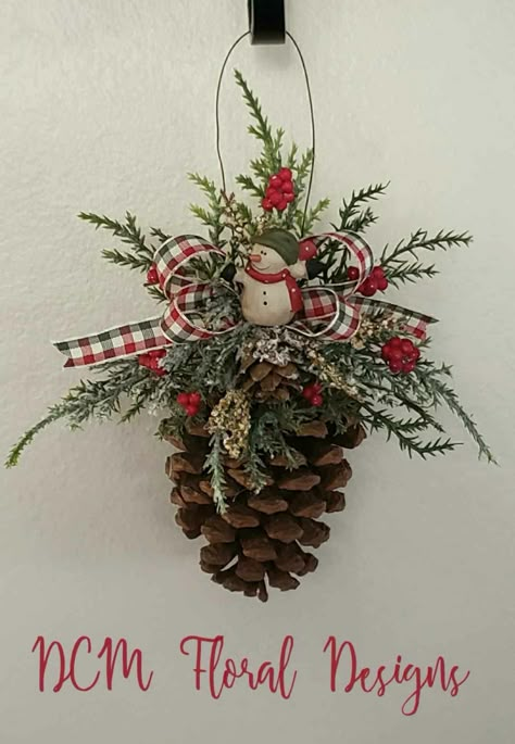 Pine cone christmas decorations