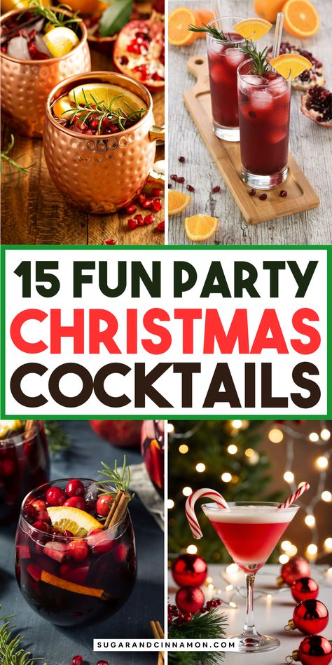 Make your Christmas party unforgettable with these festive cocktail ideas! 🎅🍹 From classic eggnog to trendy winter punch, we’ve got the perfect drinks to elevate your celebration. Get inspired and save this pin for your holiday cocktail recipes! 📌🎄 Christmas Ornament Drink Recipe, Christmas Ornament Drink Ideas, Christmas Party Drinks Alcohol Easy Cocktail Recipes, Best Christmas Drinks Holiday Cocktails, Cocktail Contest Party, Holiday Party Drinks Alcohol, Christmas Cocktails Punch, Christmas Party Drinks Alcohol, Festive Drinks Christmas