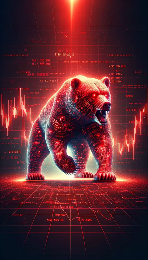 Bear Vs Bull, Bear Logo Design, Futures Trading, Stock Trading Strategies, Office Wallpaper, Pretty Bike, Object Photography, Bear Market, Swing Trading