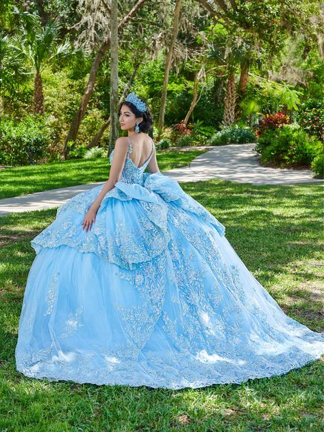 Baby blue quinceanera dresses