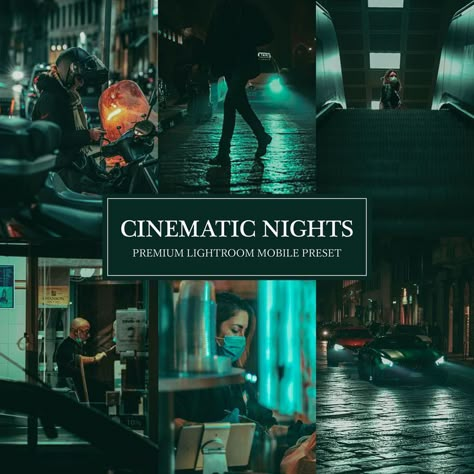 Polar Preset Cinematic, Lightroom Asethic, Lightroom Presets Night Light, Cinematic Effect Lightroom, Light Room Editing Filter Dark, Preset Photoshop Photo Editing, Night Filter Lightroom, Cinematic Photography Preset, Lightroom Presets Aesthetic Vintage