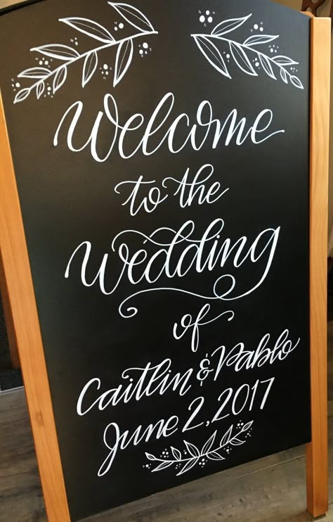 Bridal Chalkboard Sign, Wedding Shower Signs Chalkboard, Wedding Chalkboard Ideas Quotes, Wedding Day Chalkboard Signs, Chalkboard Sign For Wedding, Welcome To Chalkboard Sign, Handwritten Chalkboard Signs, Chalk Art Welcome Sign, Welcome Sign Wedding Chalkboard