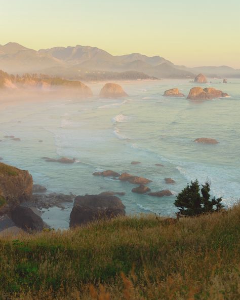 the oregon coast never fails to amaze me. 🌊 Cannon Beach Oregon Aesthetic, Oregon Coast Aesthetic, Oceanside Oregon, Oregon Scenery, Oregon Coast Roadtrip, Manzanita Oregon, Dreams Aesthetic, Oregon Aesthetic, Granola Life