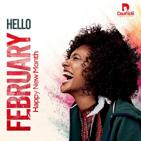 Happy new month february design flyer Happy New Month Graphic Design Ideas, Happy New Month February Wishes, February Happy New Month, Happy New Month February Design, Happy New Month Flyer Designs, New Month Flyer Design Ideas, Happy New Month April Flyer Design, Welcome To February Flyer Design, Happy New Month November Flyer Design