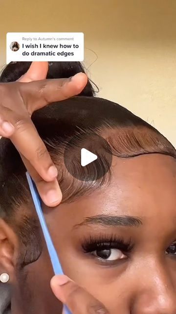 CALI on Instagram: "Step-to-step tutorial on how to do your edges 🥰.. Practice equals perfection. So, SAVE & KEEP TRYING until you’re in love with your results 🤍  Let me know if this was helpful & send this to someone who may benefit from this video 🩶  Save this to always come back to it when you need it 🤍  Edge Control: @cbsbeautyuk  - - - - - Follow @calistaboamah for all things hair, beauty, lifestyle and more 🤍  #reels #blackhairstyles #hairtutorial #blackhaircare #blackgirlhairstyles #naturalhair #naturalhairstyles #type4hair #4chair #4bhairstyles #contentcreator #contentmarketing #contentstrategy #naturalhaircommunity #naturalhairjourney #contentideas #contentmarketingtips #edges #edgestutorial #edgeslayed #edgecontrol #blackgirlhairstyles #explorepage #type3hair" Slick Edges Hairstyles, Edges For Straight Back Braids, Doing Edges Hair, Cute Simple Edges, How Do You Do Edges On Hair, Layed Edges Hairstyles, How To Do Fluffy Edges 4c Hair, Edges For Ponytail, How To Keep Edges Laid