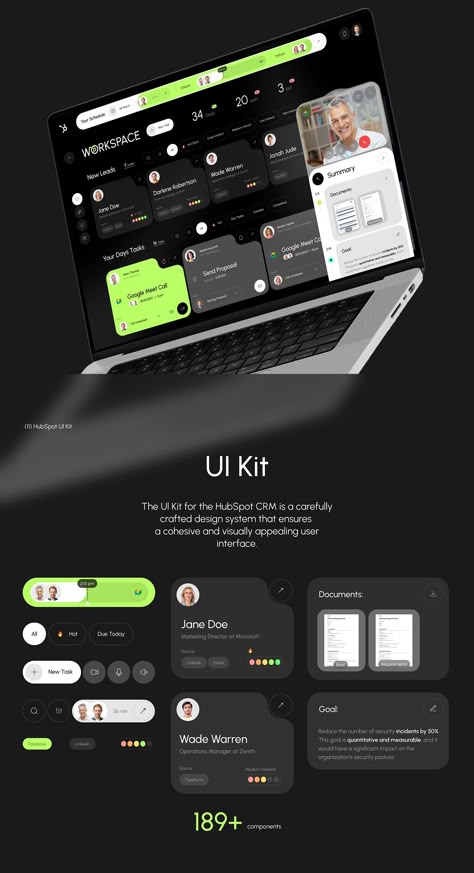 HubSpot CRM - SaaS UX UI Design :: Behance Web Interface Design, Ui Portfolio, Ux Design Portfolio, Technology Website, Sales Management, App Design Layout, Ui Ux 디자인, Gui Design, App Interface Design