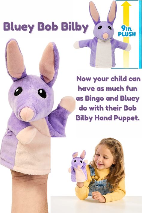 At 8" (20 cm) tall, Bob Bilby is the perfect size to cuddle and just the right size to fit onto a toddler's hand. Amazon affiliate Bob Bilby Puppet, Bob Bilby, Girly Nursery, Tauriel, Hand Puppet, Fun Crochet Projects, Dinosaur Toys, Hand Puppets, Newborn Pictures