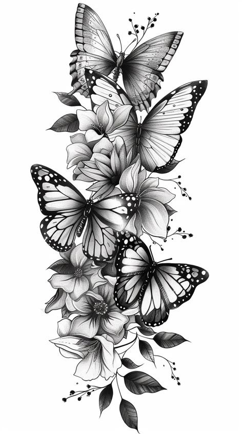 #butterfly #butterflytattoo #smalltattoo #smalltattoos #handtattoos #cooltattoo #cooltattoos #butterflyfortattoo #tattoo #tattooshop #tattooshopclosetome #tattooshopnearme #tattoosshop #butterflytattoos #tattoosofbutterflies #tattoosofabutterfly #butterflyfortattoos #butterfliesfortattoos #butterfliestattoo #butterflydesigntattoo #butterflydesignstattoo #tattoodesignsbutterfly Side Thigh Cover Up Tattoos Women, Tattoo Add Ons Ideas Butterflies, Leg Sleeves For Females Butterflies, Lily And Butterfly Tattoo Half Sleeves, Skull Butterfly Flower Tattoo, Tattoo Ideas Arm Sleeve Woman, Sleeve Tattoo Inspo For Women, Flower And Butterfly Sleeve Tattoo, Rose And Butterfly Sleeve Tattoo