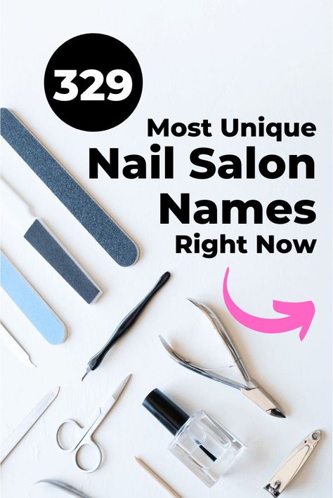 Nail Art Page Names For Instagram, Nail Art Name Ideas, Nail Business Names Ideas Unique, Instagram Nail Page Names, Nail Business Names Ideas, Saloon Names, Spa Names, Nail Salon Marketing, Decor Nail Salon