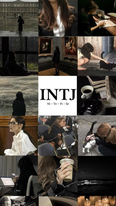 🐈‍⬛🖤🧛🏻‍♀️🌑 Intj Aesthetic, Mbti Functions, Intj Women, Intj T, Intj And Infj, Intp Personality, Intj Personality, Myers Briggs Personality Types, Infj Personality