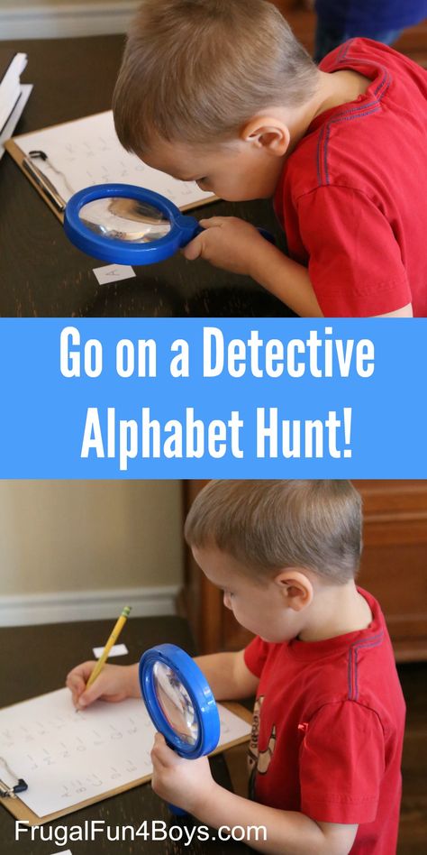 Go on a Detective Alphabet Hunt!  A Letter Learning Activity for Preschoolers Community Helpers Preschool Activities, Letter Learning Activities, Detective Theme, Police Activities, Letter Learning, Community Helpers Theme, Activity For Preschoolers, Community Helpers Preschool, People Who Help Us