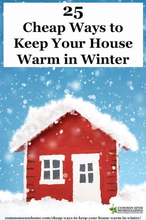 Cheap ways to keep your house warm in winter. Some tips reduce heat loss, others add heat to the home or keep the heat where you need it. Keeping Warm In Winter, House Heating Ideas, Cheap Insulation Ideas Diy, Insulation Ideas, Winter Tips, House Heating, Energy Saving Tips, Winter Hacks, Diy Accent Wall