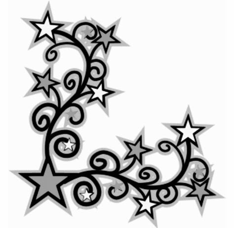 Swirly Tattoo, Cute Henna Tattoos, Family Tattoo Designs, Bleach Shirt, Hand And Finger Tattoos, Star Tattoo Designs, Hand Doodles, Star Tattoo, Heart Tattoo Designs