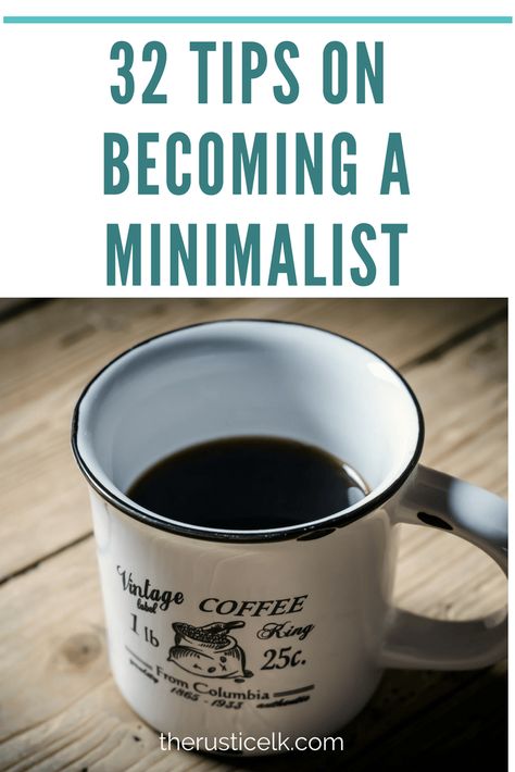 Ready to let go of clutter and live with less? Tired of being overwhelmed with the pure exhaustion of having all of this stuff? Here are 32 tips on becoming a minimalist to get you started today. Become Minimalist, Becoming A Minimalist, Minimalism Living, Live With Less, Organize Life, Becoming Minimalist, Minimalism Lifestyle, Minimal Living, Simplifying Life