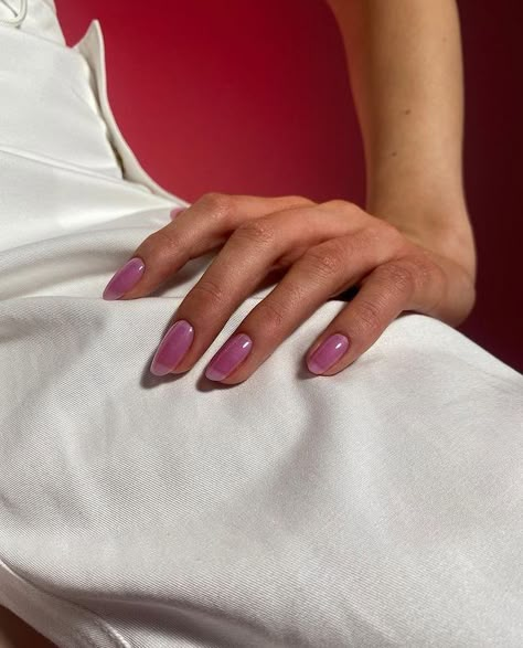 Rose Water Nails, Water Nails, Asian Nails, Subtle Nails, Edgy Nails, Blush Nails, Work Nails, Pearl Nails, Almond Acrylic Nails