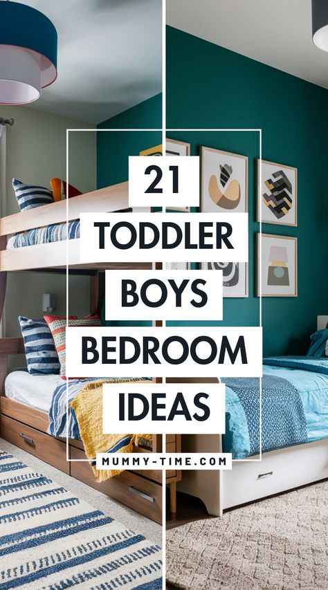 Looking to refresh your toddler’s room? Check out our Toddler Boy Bedroom Decor Ideas for creative inspiration! Whether you're going for a playful look with themed bedding or adding functional storage to keep things tidy, these ideas have you covered. Dive into these Toddler Boy Bedroom Decor Ideas and create a space that’s both fun and functional for your little adventurer. 🛏️🚂 Toddler Boy Bunk Beds Kid Bedrooms, Toddler Boy Bedroom Furniture, Toddler Boy Room Full Size Bed, Boys Double Bedroom Ideas, Toddler Bedroom Decor Boy, Toddler Vehicle Bedroom, Toddler Boy Rooms Ideas, Bed For Toddler Boy, Boys Bedroom Shelf