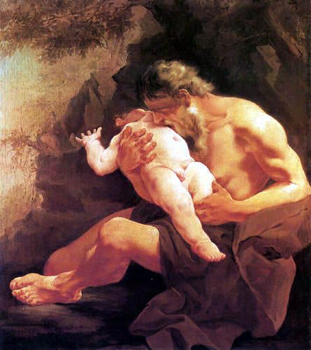 Saturn devouring his Son by Giambattista Tiepolo Discover the coolest shows in New York at www.artexperience... Cronus Greek Mythology, Mythology Paintings, Female Painters, Baroque Painting, Francisco Goya, Spanish Art, Greek And Roman Mythology, Greek Mythology Art, Roman Mythology