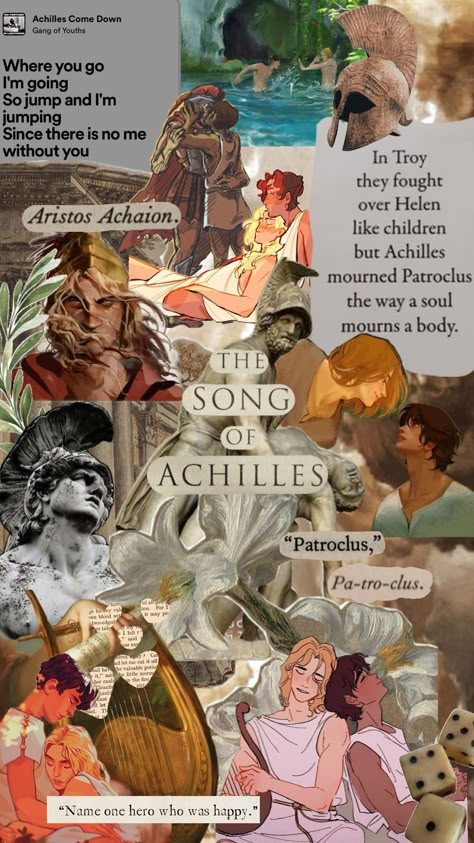 the song of achilles- again- I'm totally not obsessed, I promise A Song Of Achilles, Remus Lupin Kinnie, Greek Mythology Wallpaper, Mythology Wallpaper, Patroclus And Achilles, One Last Stop, Show Me A Hero, As The Poets Say, Achilles Patroclus