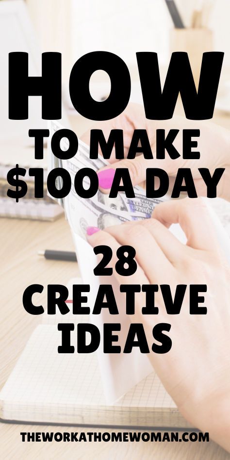 How to Make $100 a Day: 28 Creative Ideas - Here is a list of legitimate ideas for earning an extra $100 daily! Cheap Marketing Ideas, Easy Money Making Ideas, Jobs For Introverts, Make 100 A Day, Money Deposit Bags, 45 Pounds, Job Info, Online Business Opportunities, Investment Tips