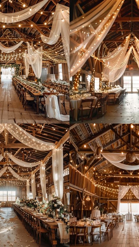 barn wedding theme decorations Wedding Ideas Venues Decor, May Wedding Decorations, Vintage Wedding Theme Rustic, Rustic Farmhouse Wedding Decor, Wedding Ideas Western Theme, Cowgirl Wedding Ideas, Country Wedding Ideas On A Budget, Western Theme Wedding Decorations, Barndominium Wedding Venue Ideas