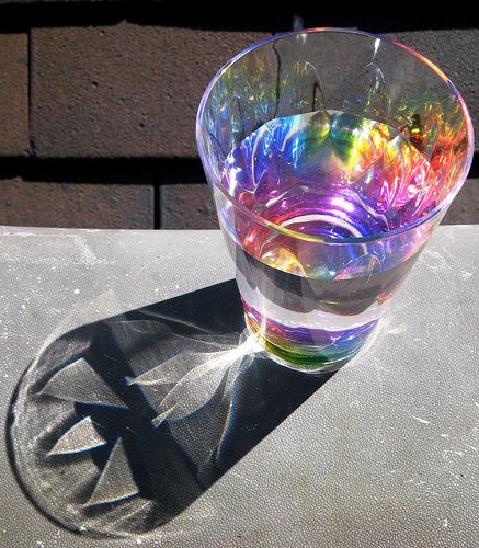 Mineral water 1 | No photoshop. The glass has a rainbowed bo… | Flickr Kristina Webb, Aesthetic Rainbow, Rainbow Water, Rainbow Aesthetic, Shadow Art, Aesthetic Colors, Over The Rainbow, Britney Spears, Diy Inspiration