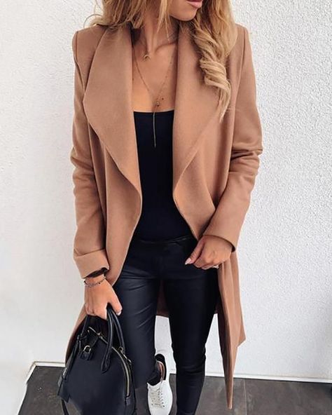 ed519dacc89b2bead3f453b0b05a4a8bdesc50501290ri Woolen Coat Woman, Mode Mantel, Winter Overcoat, Tan Coat, Longline Coat, Woolen Coat, Winter Jackets Women, Trench Coats Women, Denim Overalls