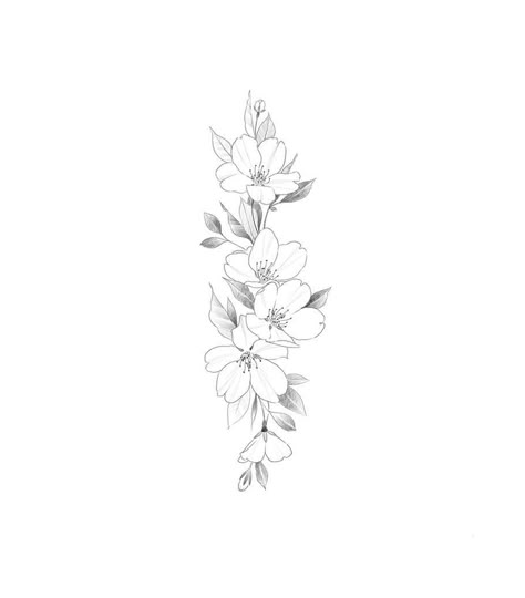 Jasmine Tattoo, Delicate Flower Tattoo, Vintage Flower Tattoo, Small Forearm Tattoos, Small Flower Tattoos, Flower Tattoo Shoulder, Flower Tattoo Sleeve, Inspiration Tattoos, Blossom Tattoo