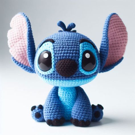 Learn how to crochet Stitch in amigurumi with this fun and detailed pattern. Perfect for fans of "Lilo & Stitch"! Crochet Stuffed Stitch, Crochet Lilo And Stitch Keychain Free Pattern, Crochet Stitch Toy Free Pattern, Free Crochet Pattern For Stitch, Lilo And Stitch Teddy Bear, Crochet Mini Stitch Disney, Lilo And Stitch Amigurumi Free Pattern, Crochet Stitch Disney Pattern Free, Stitch Crochet Pattern Lilo And