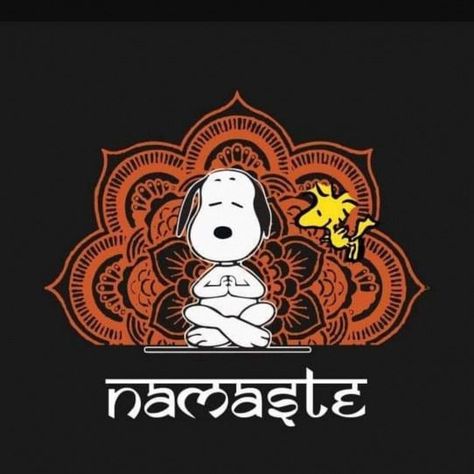 Snoopy Yoga, Dog Yoga, Namaste, Snoopy, Yoga, Funny, Design