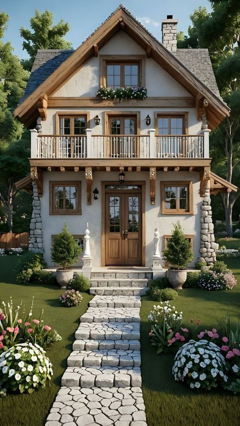 Dorm House Exterior, Facade Decor, Sky Window, German Houses, Old Homes, Narrow Lot House Plans, House Facade, Casas The Sims 4, House Arch Design