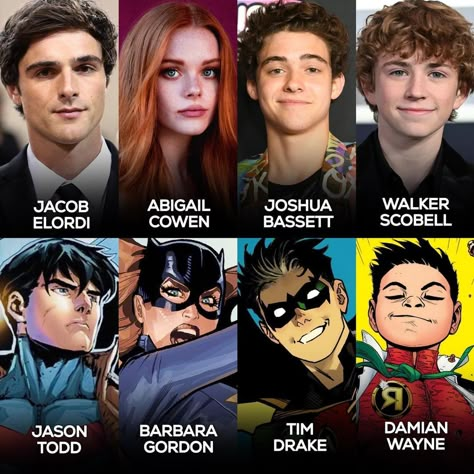 Here are our fancasts for the DCU’s ‘The Brave and the Bold’ film. Who are your fancasts for this future Batfamily film?… | Instagram Dc Fancast, Anime People Drawings, Mcu Spiderman, Dc Comics Vs Marvel, Film Instagram, Superhero Family, Marvel And Dc Characters, The Bat Man, Dc Tv Shows