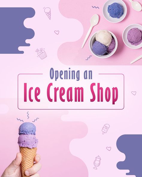 If you want to open an ice cream shop, reading our blog post would be a good start to learn all the details about the ice cream business. - #icecreamshop #icecreamequipment #restaurantequipment #commercialkitchenequipment #restaurantsupply Ice Cream Shop Business Plan, Ice Cream Shop Recipes, Ice Cream Shops Ideas, How To Start An Ice Cream Business, Opening An Ice Cream Shop, Ice Cream Store Ideas, Ice Cream Shop Menu Ideas, Ice Cream Business Ideas, Ice Cream Store Aesthetic