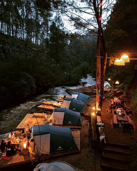 Camping Trip & Adventure | Night Camp⛺ Camping Astethic, Camping Projects, Tenda Camping, Auto Camping, Camping Inspiration, Glamping Resorts, Camping Resort, Camping Places, Glamping Site