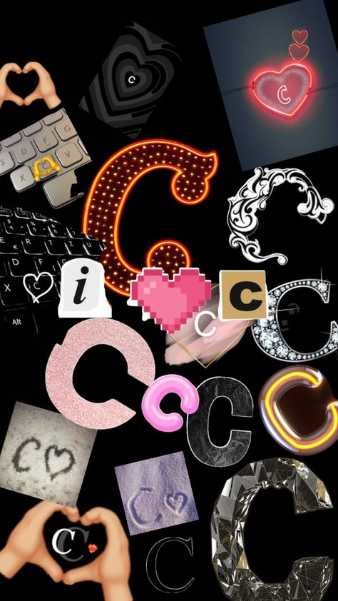 I❤️c🌚❤️💙🙌🏾 C Wallpaper Letter Aesthetic, Viral Wallpaper, Wallpapers Tiktok, Wall Wallpapers, Basic Aesthetic, Supreme Iphone Wallpaper, Initial C, Glow Birthday Party, T Wallpaper