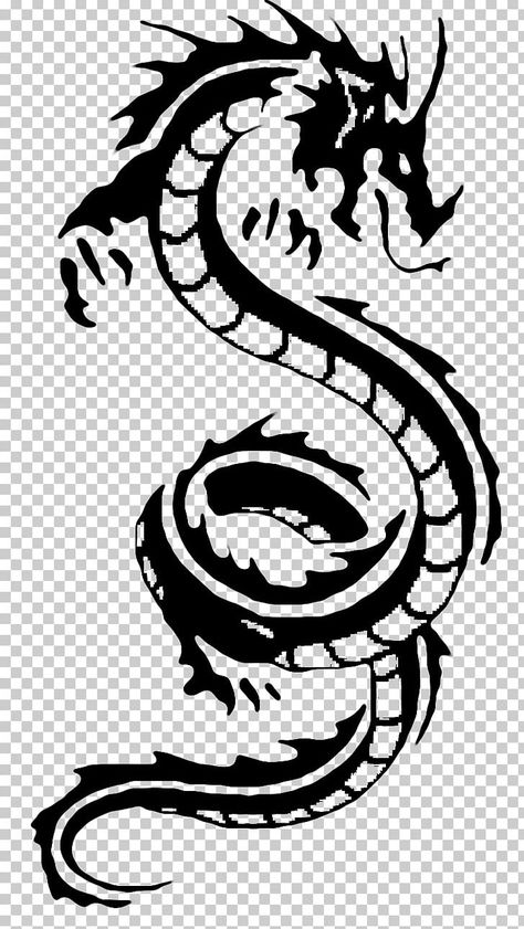 Simple Dragon Drawing, White Chinese Dragon, Dragon Clip Art, Spells Symbols, Dragon Character Design, Black And White Dragon, Simple Dragon, Dragon Tattoo Drawing, Judo Club