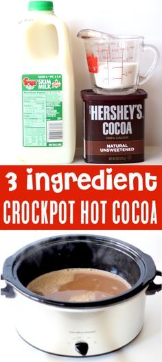 Crockpot Hot Chocolate Recipe Easy, Easy Crockpot Hot Chocolate, Crockpot Hot Chocolate Recipe, Crock Pot Hot Chocolate Recipe, Milk Nutrition Facts, Recipe For A Crowd, Crockpot Hot Chocolate, Milk Nutrition, Chocolate Recipes Easy