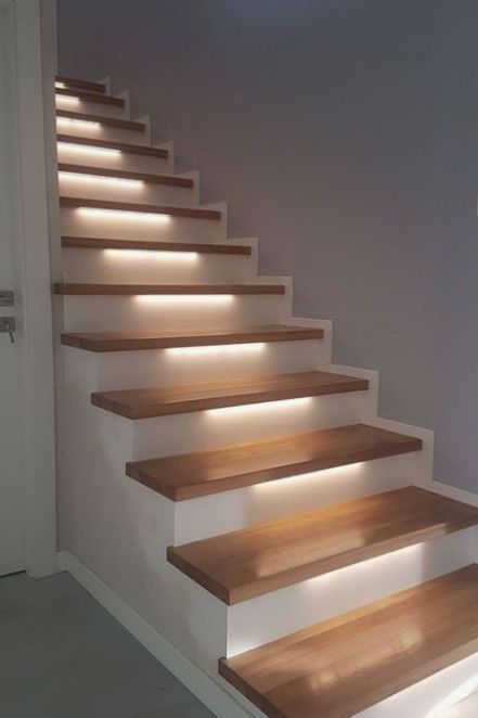 Trap Makeover, درج السلم, Teenage Room Decor, Concrete Staircase, Stairway Lighting, Stairs Makeover, Concrete Stairs, Stairway Design, Staircase Lighting